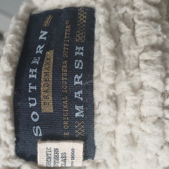 Cozy Sherpa Fleece Pullover, Southern Marsh, Size XS, pre-loved - Picture 5 of 5
